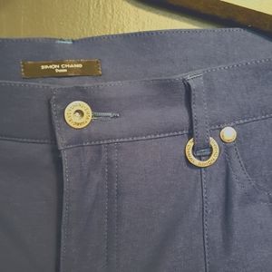 NWOT SIMON CHANG Micro Twill Straight Pants